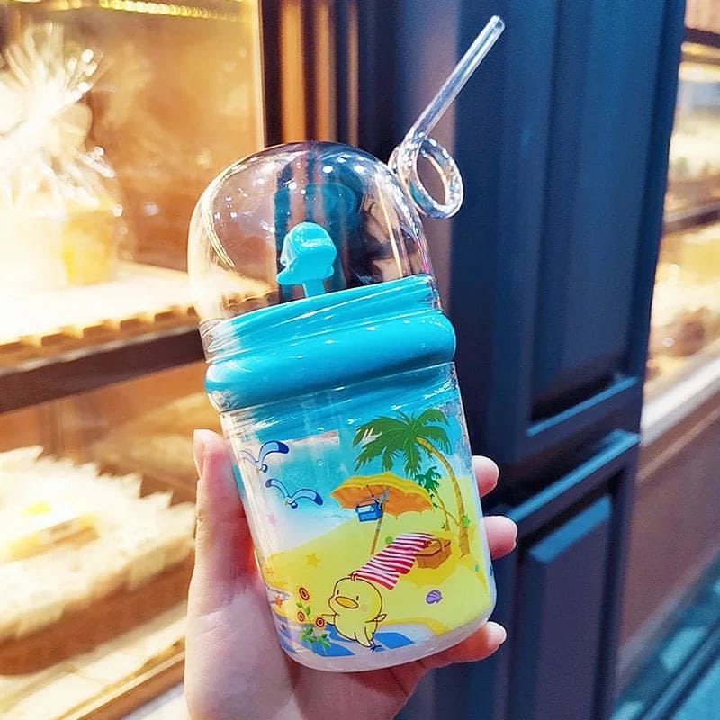 Creative 260Ml Kids Funny Whale Water Spray Drinking Cup, Cartoon Feeding Bottles With Straw, Leak Proof Portable Cartoon Baby Feeding Cup Creative 260Ml Kids Funny Whale Water Spray Drinking Cup, Cartoon Feeding Bottles With Straw, Leak Proof Portable Cartoon Baby Feeding Cup